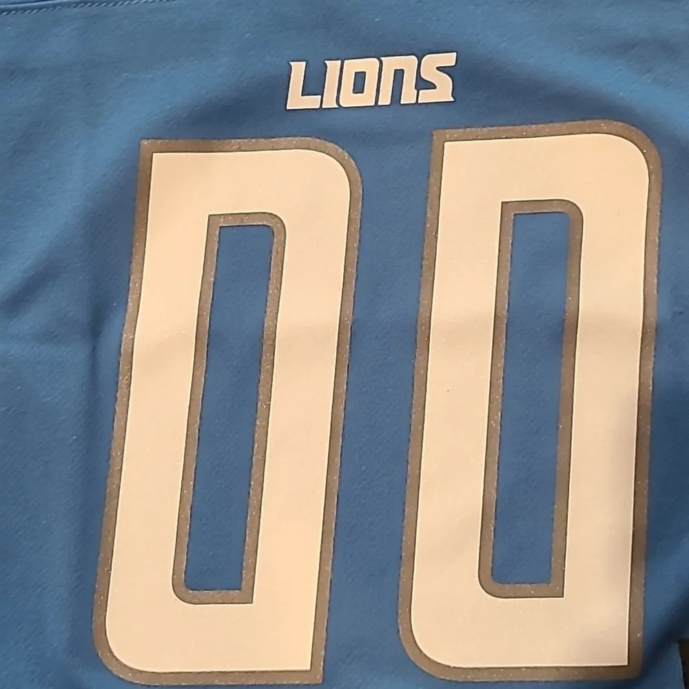 NFL Detriot Lions Jersey